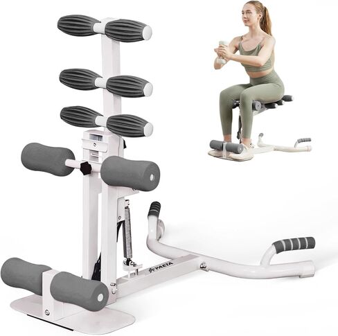 آلة القرفصاء من بايتا، آلة القرفصاء العميقة للنساء، معدات تمرين غلوتيس مع أشرطة مقاومة قابلة للتعديل، آلة تمرين الساق والقلب والبطن، مدرب مساعدة القرفصاء للصالة الرياضية المنزلية in Kuwait