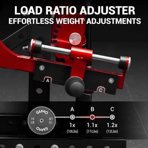 GMWD Leg Extension and Curl Machine LE08 2.0, Adjustable Leg Curl Machine with Plate Loaded, Seated Leg Extension and Lying Curl Machine for Home Gym, Leg Workout Equipment in Kuwait