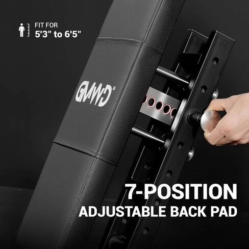 GMWD Leg Extension and Curl Machine LE08 2.0, Adjustable Leg Curl Machine with Plate Loaded, Seated Leg Extension and Lying Curl Machine for Home Gym, Leg Workout Equipment in Kuwait