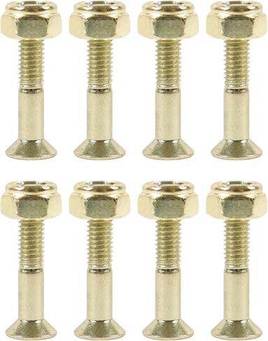 Dime Bag Skateboard Truck Hardware Refresh Kit - Complete with Mounting Bolts, Kingpin and Axle Nuts, Spacers, and Bearing Washers - Chose Color and Size in Kuwait