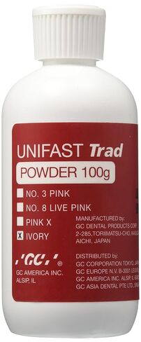 GC America 339104 UNIFAST Trad Refill Powder, 100 g, Ivory in Kuwait