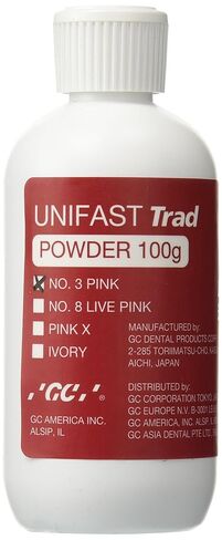 GC America 339102 UNIFAST Trad Powder 3, 100 g, Pink in Kuwait