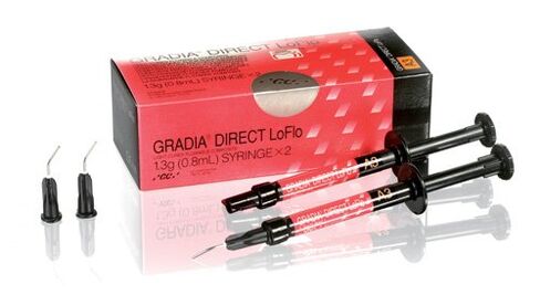 GC America GC-002290 Gradia Direct LoFlo Hybrid Composite Resin, A2, Shape, (Pack of 2) in Kuwait