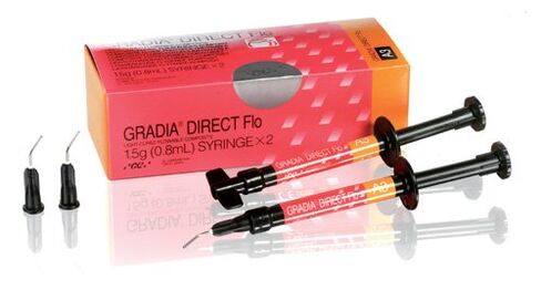 GC America GC-002280 Gradia Direct Flo Hybrid Composite الراتنج، ظل A3، الشكل، (عبوة من قطعتين) in Saudi Arabia