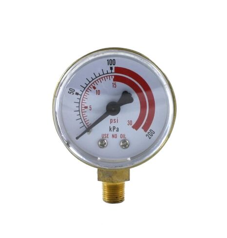 SÜA - مقياس الضغط العالي لمنظم البروبان 0-400 رطل لكل بوصة مربعة - 2 بوصة لمنظمي LDB in Kuwait
