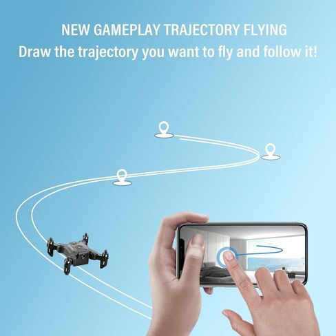 طائرة بدون طيار صغيرة مع كاميرا 4K وتثبيت ستة محاور، مكوك صغير قابل للطي بدون طيار FPV | طائرة بدون طيار سرية صغيرة الجسم، إقلاع/هبوط بمفتاح واحد، وضع مقطوعة الرأس، تدعم الدوران بزاوية 360 درجة in Kuwait