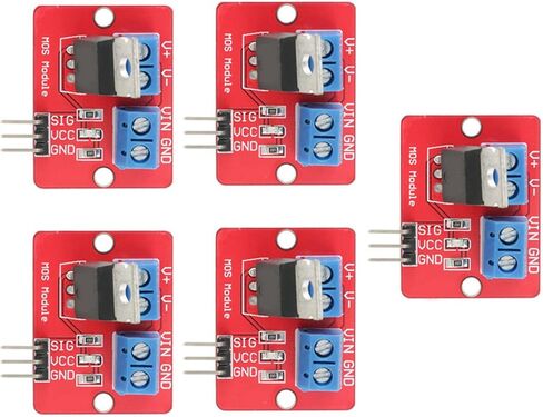 5 قطعة 3.3 فولت/5 فولت MOSFET سائق ES PWM لوحات سائق الإخراج لشريط LED يعتم تعديل سرعة المحرك in Saudi Arabia