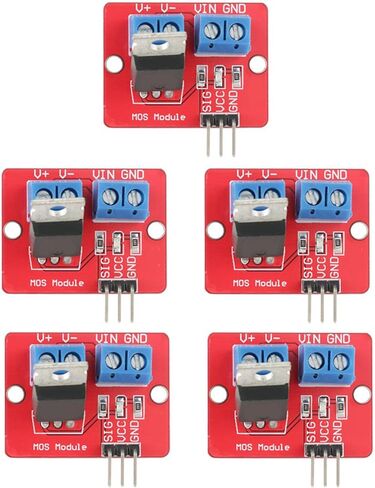 5 قطعة 3.3 فولت/5 فولت MOSFET سائق ES PWM لوحات سائق الإخراج لشريط LED يعتم تعديل سرعة المحرك in Saudi Arabia