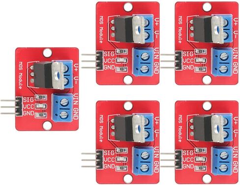 5 قطعة 3.3 فولت/5 فولت MOSFET سائق ES PWM لوحات سائق الإخراج لشريط LED يعتم تعديل سرعة المحرك in Saudi Arabia