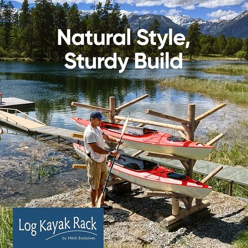 6-Place/Canoe Racks, Freestanding Paddle Board Storages, Surfboard Stand, Canoe Paddles or SUP Storage Racks, Paddle Board Rack for Outdoor Storage - Unfinished + 15" Anchor Kit in Kuwait