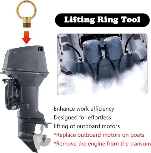 91-904551 Outboard Lifting Ring Tool Replacement for Universal Lifting System AMT0022, Mercury Outboard Lifting Eye, Outboard Flywheel Puller, Mercury Lifting Eye, Boat Tools, Outboard Motor Stand in Saudi Arabia