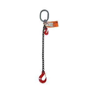 Advantage Rigging - Chain Sling - 3/8" x 6' Single Leg with Sling Hook and Adjuster - Grade 80 in Kuwait
