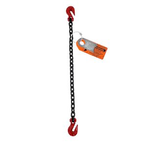 Advantage Rigging - Chain Sling - 3/8" x 15' Single Leg with Grab Hooks - Grade 80 in Kuwait