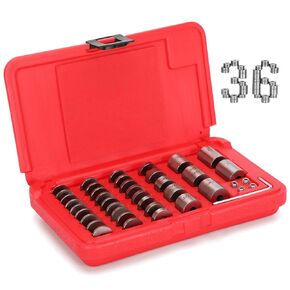 مجموعة مكعبات فاصل فولاذية مكونة من 36 قطعة، كتلة صلبة ذات مقياس دائري، مجموعة مكعبات مقياس الفضاء in Kuwait