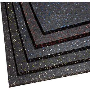 American Floor Mats 5/16" (8mm) Thick Black 4' x 5' Rubber Rolls, Rubber Gym Flooring, Natural Rubber Exercise Mats in Kuwait