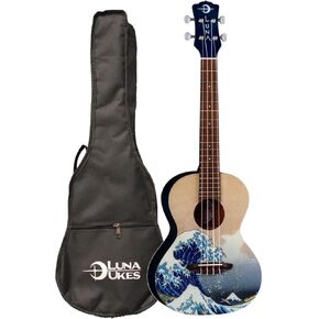 Luna Great Wave Tenor Ukulele - Great Wave Graphic in Kuwait