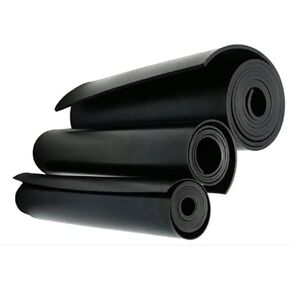 1/8" (0.125" / 3.1 mm) Thick - Santoprene Rubber Sheets and Rolls - Solid Rubber Sheets, Rolls & Strips for Gaskets Material, Weather Stripping, Flooring, Black… (1, 36" x 12") in Saudi Arabia