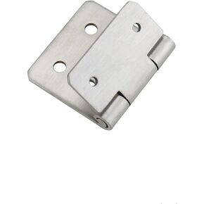 304 Stainless Steel Asymmetric Folding Hinge Industrial Cabinet Door Equipment Box 1Pcs(65.5x46mm) in Kuwait