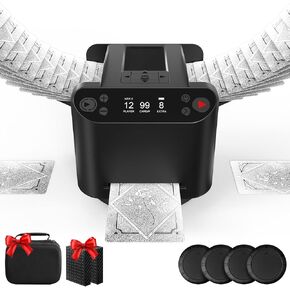 مجموعة موزع البطاقات الأوتوماتيكية مع طابقين وحقيبة حمل، آلة خلط البطاقات القابلة لإعادة الشحن 3 في 1 مع 4 أجهزة تحكم عن بعد، التعامل 360 درجة/180 درجة، تدعم 12 لاعبًا لـ UNO، Skip-Bo، Texas Hold'em in Kuwait