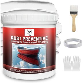 طلاء قارب YOA، مناسب للقوارب، والخشب، والمركبات الترفيهية، والألياف الزجاجية، والمعادن، والديكور الخارجي، والطلاء البحري العلوي للحافة الرطبة، وطلاء راتنجات الإيبوكسي الفاخر (32 أونصة) in Kuwait