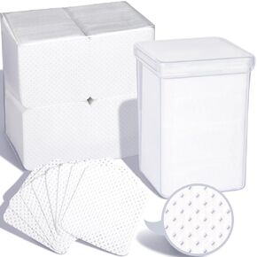 FANDAMEI 740 PCS Lint Free Nail Wipes, Nail Wipes for Gel Nails Lint Free, Nail Supplies, White in Kuwait