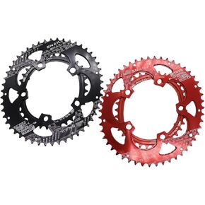 DJC Road Bike Chainring 110BCD Double Chainring 5 Arms Round Oval 2X 50T 34T 35T 53T 39T 52T 36T Gravel for Sram Red Rival S350 S900 in Kuwait