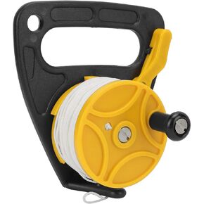 Dive Rope Reel with Durable Nylon Line for Cave Exile Diving, Smooth Controller for Water Sports, Lightweight PC Material, 150.9yd Line Length in Kuwait