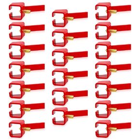 20 مجموعة من قفل القاطع العالمي من الفولاذ الأحمر، جهاز قفل قاطع الدائرة المطلي بالمسحوق، للاستخدام الصناعي والمنزلي (UBL1-RED) in Kuwait