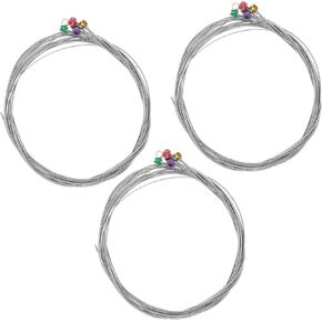 18Pcs Electric Guitar Strings Electric 6 Strings Set Steel Guitar e String E-1st B-2nd G-3rd D-4th A-5th E-6th, Stainless Steel Core in Kuwait