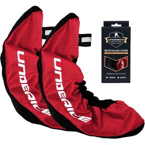 UICE Ice Skate Guards,Skate Blade Cover for Hockey Skate,Figure Skate Guards,Hockey Gift for Youth and Adlut(Red, Junior) in Kuwait