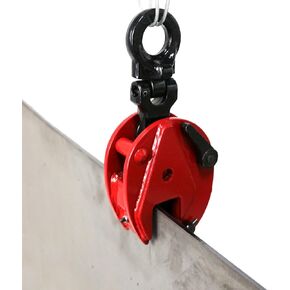 Vertical Plate Lifting Clamp,1760lbs Capacity Heavy Duty Steel Plate Clamp 0.8T with 0.8 Inch Jaw Opening, Industrial Lifting Clamp for Sheet Metal and Steel Plate Handling in Kuwait