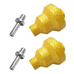 (2Pcs) Diamond Step Hole Opener 20mm 35mm 50mm - M10 Thread Drill Bit for Marble, Granite, Tile & Concrete Drilling in Kuwait