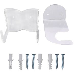 Electric Guitar Wall Hanger, Premium Acrylic Wall Mounted Holder with Easy Install Kit for Display and Storage, 2 Packs in Kuwait