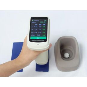 Portable Spectrophotometer Multi Aperture Spectrophotometer with 8 Measuring Aperture Φ11mm，Φ6mm，Φ3mm，1 * 3mm ▽11mm，▽6mm，▽3mm，▽1 * 3mm Geometry D/8,SCI+SCE Repeatability ΔE*ab≤0.02 in Kuwait