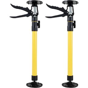 2 Pcs Telescopic Support Rod 11.81/19.69 to 23.23/45.28inch Alloy Pole Adjustable System For Installing Cabinets(Yellow Medium) in Saudi Arabia