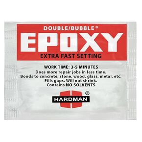 Hardman Double Bubble Red Extra Fast Setting Epoxy Adhesive - 04001 (5 Pack) in Saudi Arabia