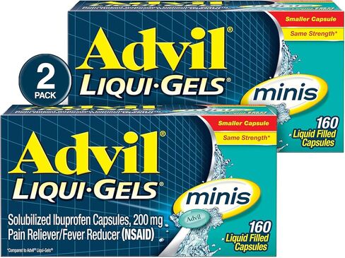 Advil Pain Reliever and Fever Reducer, Pain Relief Medicine with Ibuprofen 200mg for Headache, Backache, Menstrual Pain and Joint Pain Relief - 300+24 Coated Tablets in Saudi Arabia