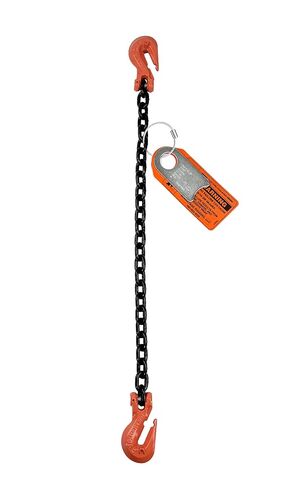 Advantage Rigging - Chain Sling - 5/16" x 5' Single Leg with Grab Hooks - Grade 100 in Kuwait
