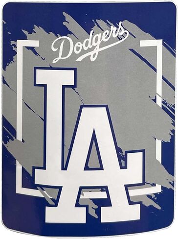 Northwest Enterprises MLB 46x60 تصميم الأبعاد بطانية رمي مايكرو راشيل (لوس أنجلوس دودجرز) in Kuwait
