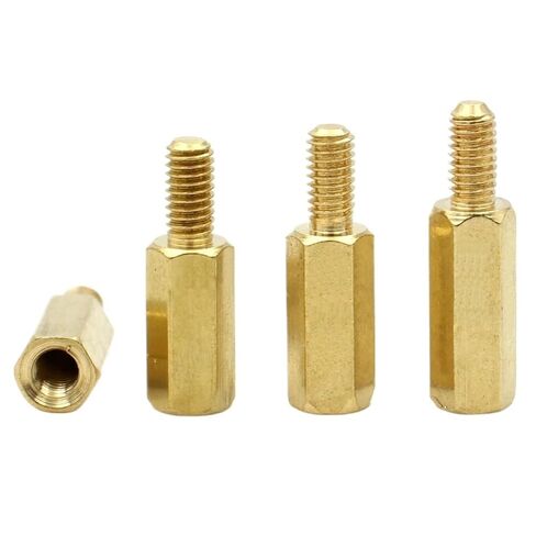 M2 M2.5 M3 M4 M5 M6 Male to Female Brass Spacer Long Hexagonal Brass PCB Standoff Spacers(50mm) in Kuwait