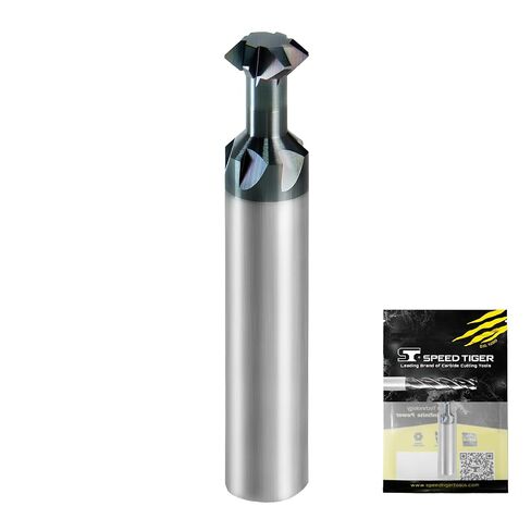 SPEED TIGER - IPR Picatinny Rail Form Cutters - 1/2" Cut Diam 4 Flutes - 90°- Uncoated (Bright) in Kuwait