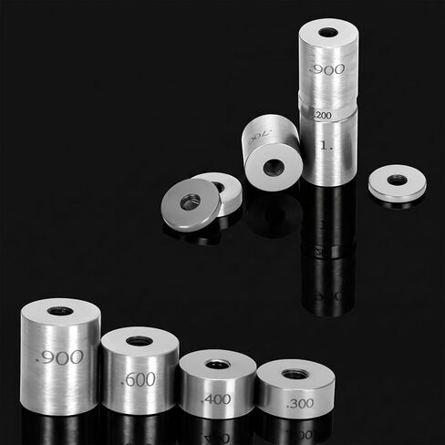 مجموعة مكعبات فاصل فولاذية مكونة من 36 قطعة، كتلة صلبة ذات مقياس دائري، مجموعة مكعبات مقياس الفضاء in Kuwait