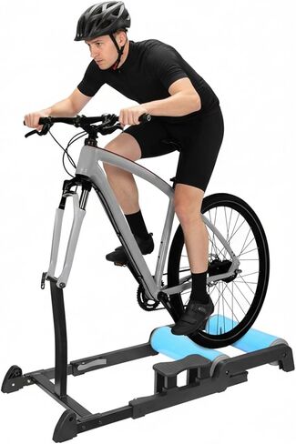 Detachable Cycling Roller Trainer Platform Anti‑Slip Indoor Bike Training Equipment for Racing & Strength Fitness Suitable for Men & Women in Saudi Arabia