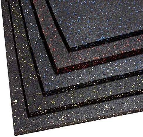 American Floor Mats 5/16" (8mm) Thick Black 4' x 5' Rubber Rolls, Rubber Gym Flooring, Natural Rubber Exercise Mats in Kuwait
