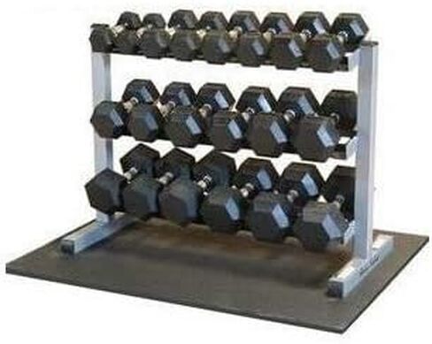 American Floor Mats Ultimate Stand-Alone Gym Mats Solid Black 4' x 6' - 1/4" Thick in Kuwait