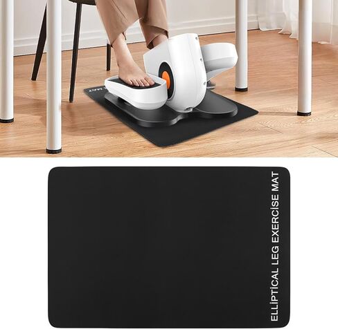 Non-Slip Workout Mat for Ellipse Leg Exerciser,Ellipse Machine Mat,Exercise Mats for Under Desk,Equipment for Electric Seated Foot Pedal Exerciser,Stability,Protects The Floor in Saudi Arabia