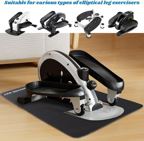 Non-Slip Workout Mat for Ellipse Leg Exerciser,Ellipse Machine Mat,Exercise Mats for Under Desk,Equipment for Electric Seated Foot Pedal Exerciser,Stability,Protects The Floor in Saudi Arabia