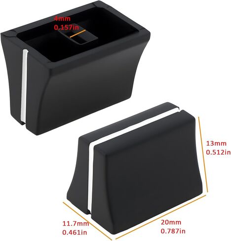 10Pcs 4mm Volume Master Fader Knob Cap Compatible with AKAI APC40 APC40MK2 20x11.7x13mm in Kuwait