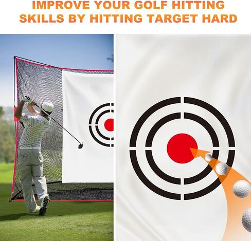 Golf Target Cloth - Portable Driving Range 5x6FT Golf Hitting Training Aid for Golfers Father Gifts Backyard & Garage in Kuwait