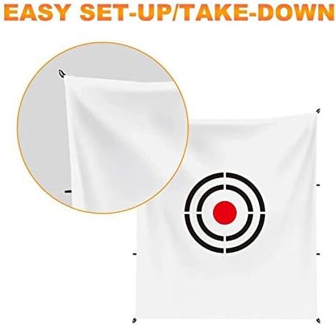 Golf Target Cloth - Portable Driving Range 5x6FT Golf Hitting Training Aid for Golfers Father Gifts Backyard & Garage in Kuwait